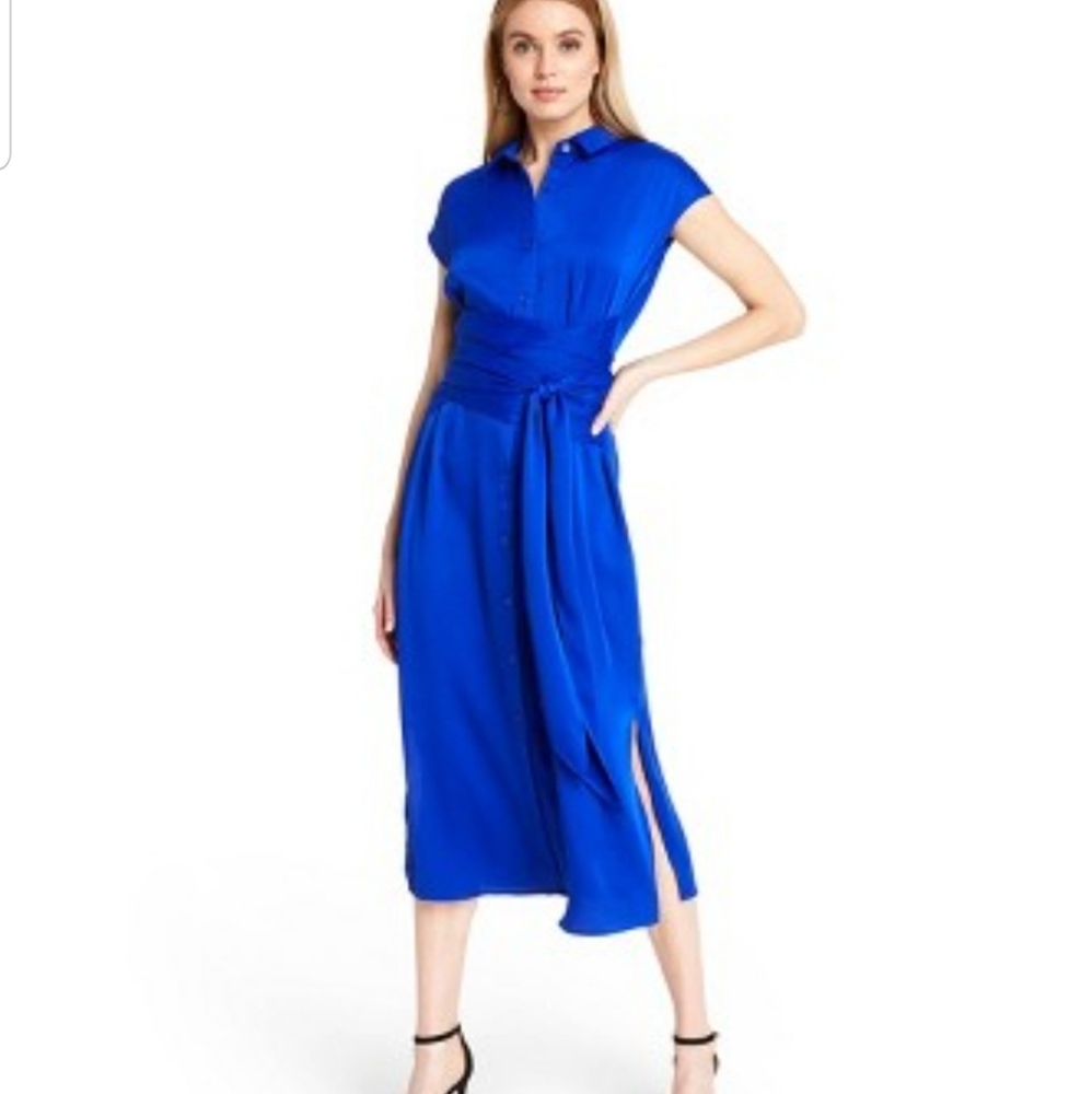 Women's Tie-Front Shirtdress - CUSHNIE for Target